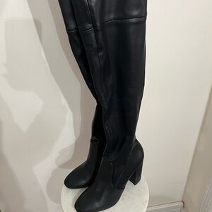 Aldo Black Over the Knee Boots